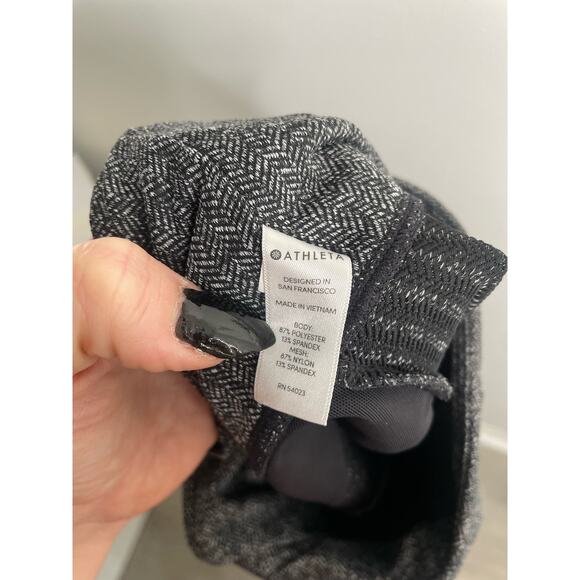 Athleta Herringbone Leggings Size XXS Grey Mercer Pants Business Casual - Picture 9 of 12